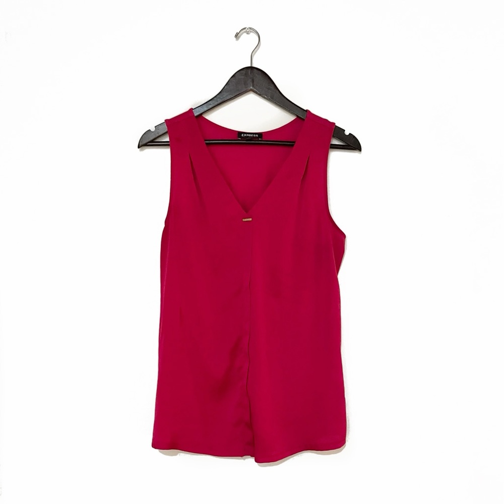 Express Pink Sleeveless Blouse in Medium